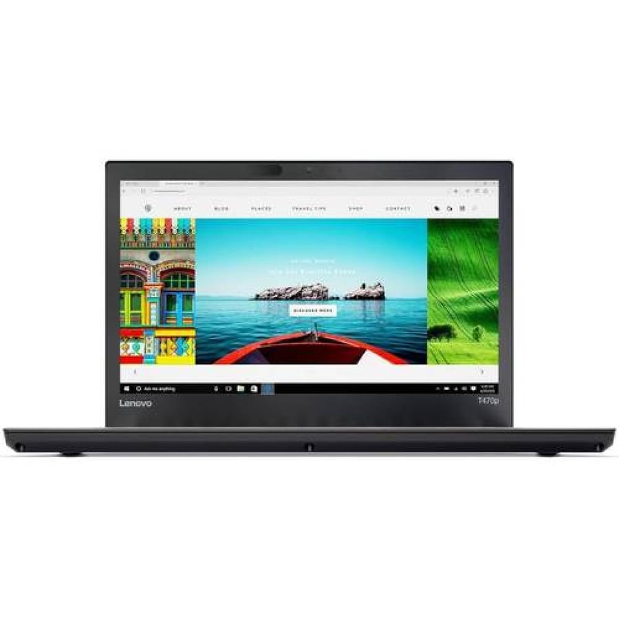 لابتوب ثينك باد من لينوفو بشاشة عالية الدقة 13.3 بوصة ومعالج إنتل كور i5 وذاكرة DDR4 سعة 8 جيجابايت ومحرك أقراص SSD سعة 256 جيجابايت ( مجدد )أسود