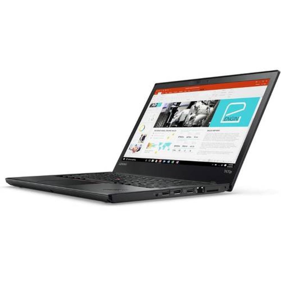 لابتوب ثينك باد من لينوفو بشاشة عالية الدقة 13.3 بوصة ومعالج إنتل كور i5 وذاكرة DDR4 سعة 8 جيجابايت ومحرك أقراص SSD سعة 256 جيجابايت ( مجدد )أسود