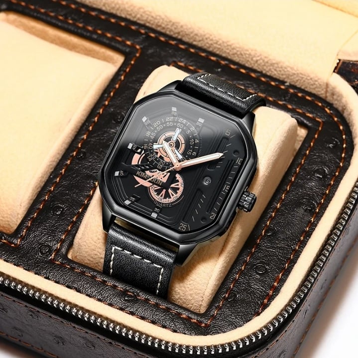 الرجال العلامة التجارية ساعة موضة الاتجاه Montres طالب كوارتز ساعة اليد