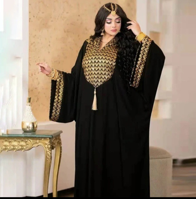 فستان دبي فساتين سهرة فاخرة للنساء عباية دبي تركيا إسلام قفطان مسلم أفريقي بقلنسوة رداء الجلابة فام