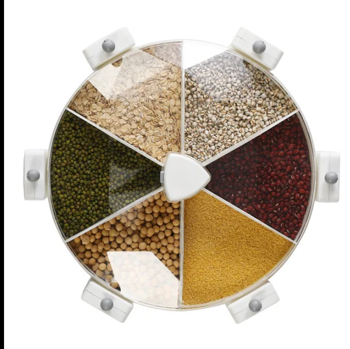 درجة الدوريه الأرز موزع مختومه الجافه الحبوب الحبوب دلو موزع الرطوبه واقيه المطبخ الغذاء