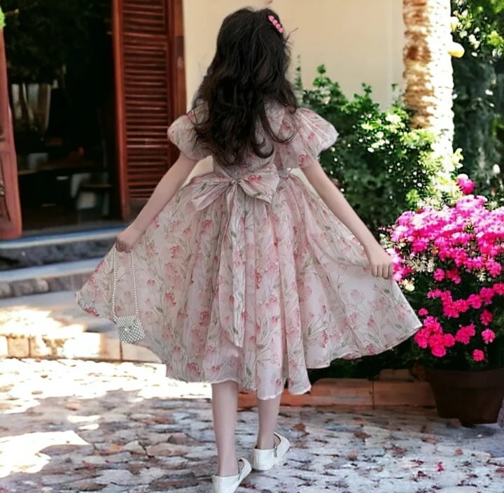 ملابس قصيرة الأكمام الأزهار لطفلة صغيرة ، فساتين الدانتيل الأميرة توتو ، ملابس الزفاف للأطفال ، أزياء المراهقين للأطفال