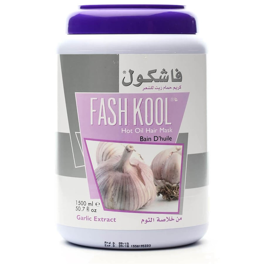 فاشكول كاب حمام زيت للشعر بخلاصة الثوم 1500مل