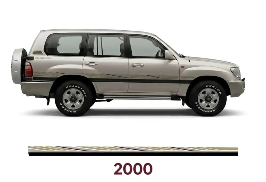 خط لاندكروزر 2000 اصلي
