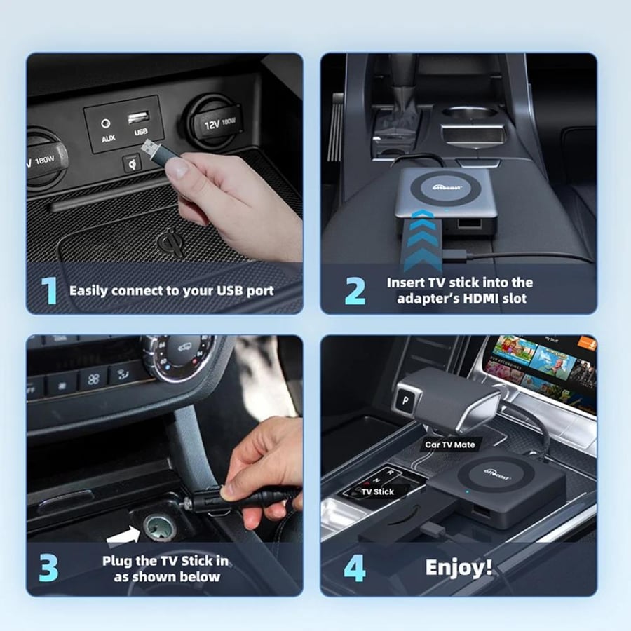 OTTOCAST Car TV Mate / Wireless CarPlay Adapter