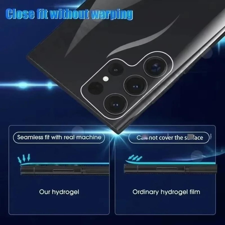 فيلم حماية Hydrogel خلفي لهواتف Samsung Galaxy