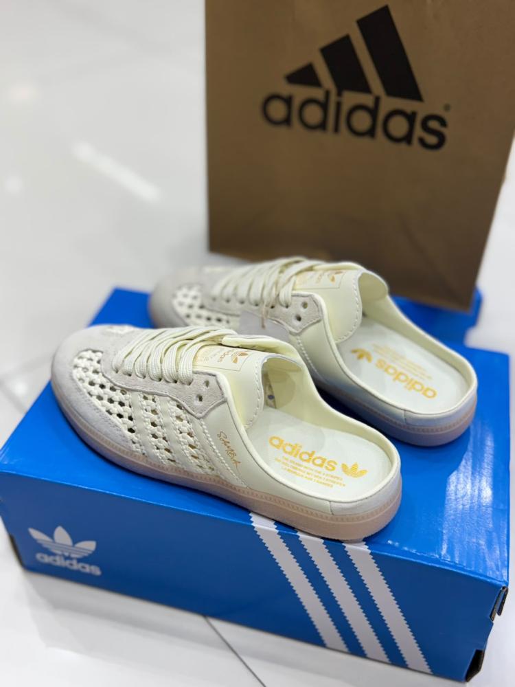حذاء Adidas Samba Mule (سلبر أديداس سامبا ميول)