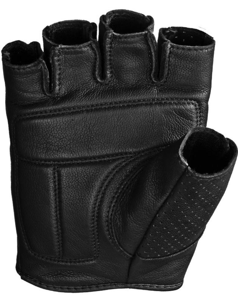 HIGHWAY 21 HALF JAB PERFORATED GLOVES قلفز نص هاي وي 21 أسود
