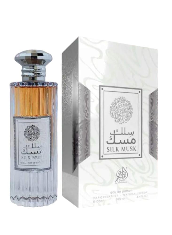 وادي الخليج عطر سلك مسك رائحة هادئة وناعمة للنساء او دي بارفان 100مل