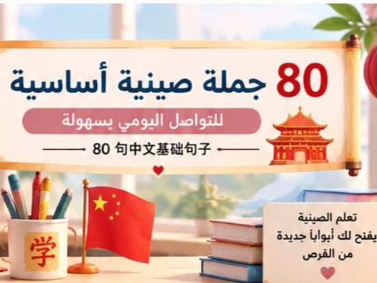 80 جملة لتأسيس اللغة الصينية