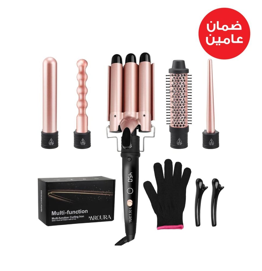 مكواة تمويج الشعر