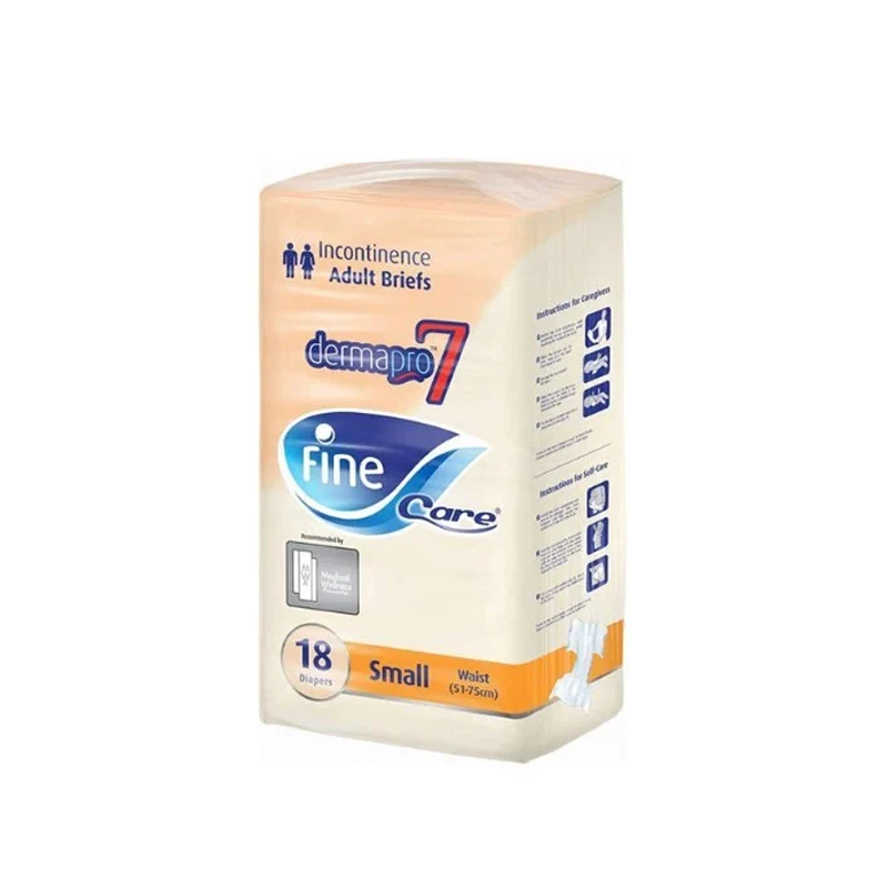 Adult diapers Fine Care size Small high absorption 18 pieces