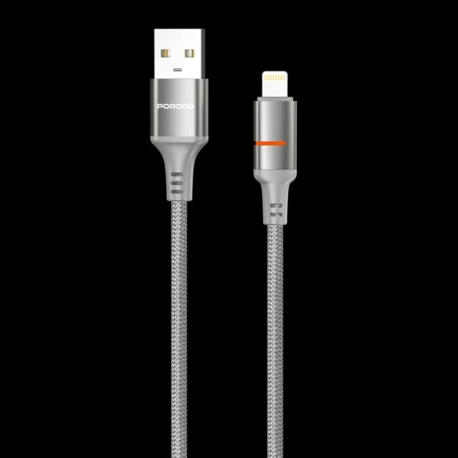 كيبل USB - لايتنينج ايفون بطول 1.2 ماركة PORODO