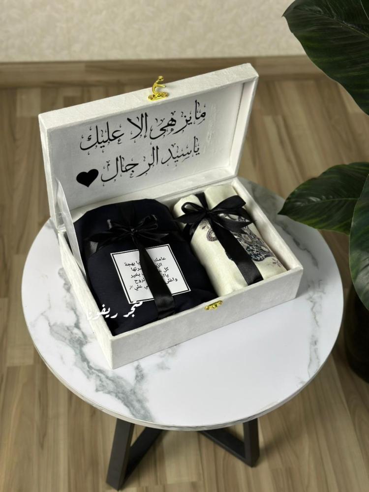 بوكس  رجالي شتوي شماغ وقماش ثوب