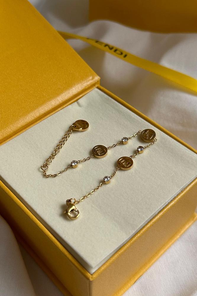 Fendi bracelet with accessories