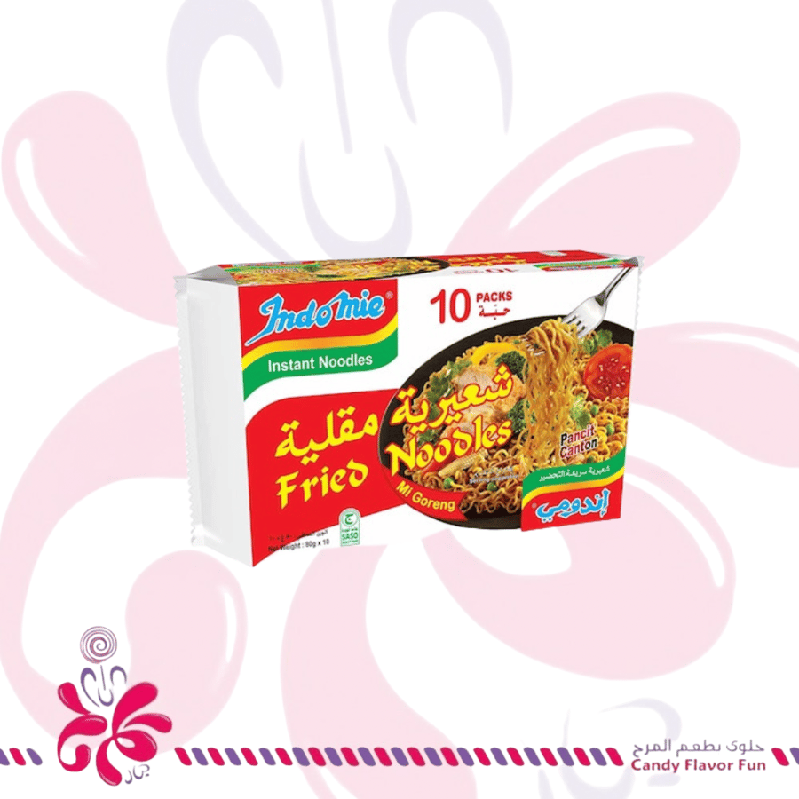 Indomie fried noodles, quick preparation