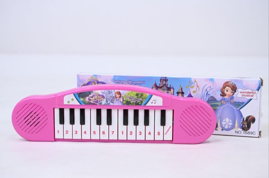 Electronic educational piano keyboard
