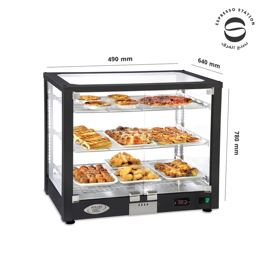 VENTILATED HEATED DISPLAY SHOWCASE REF:WD 780 D