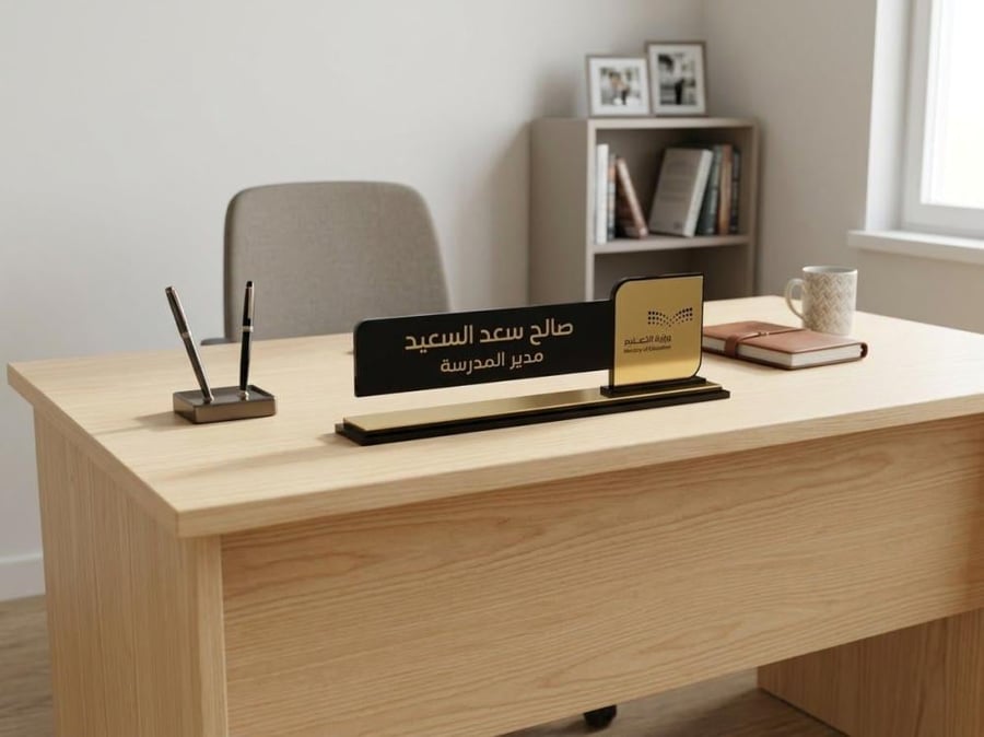 استاند اسم مكتبي (مودرن)