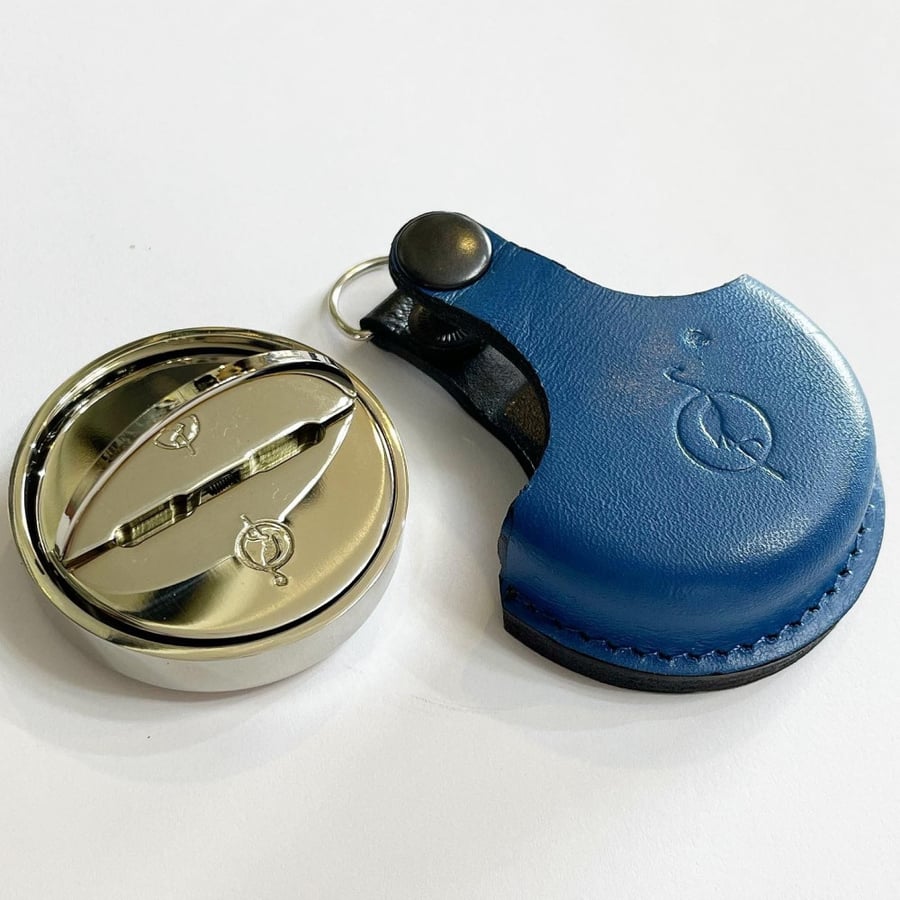 ختم جيب روسي أزرق (قطر 4cm)