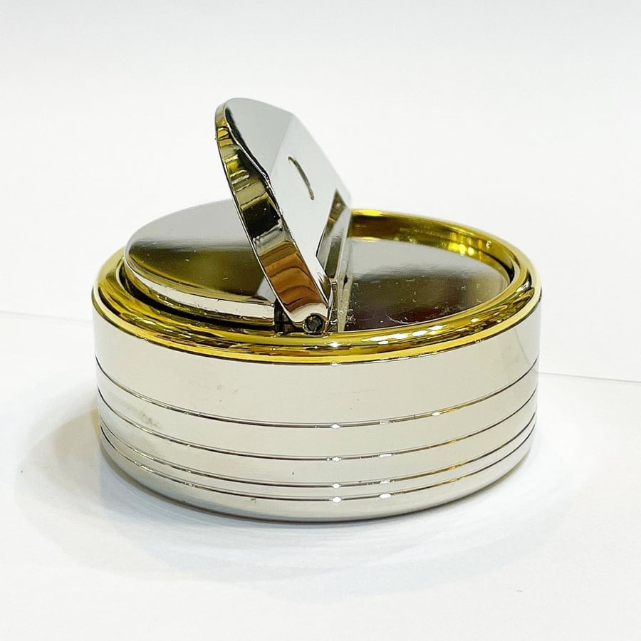 ختم روسي محمول فضي (قطر 4cm)