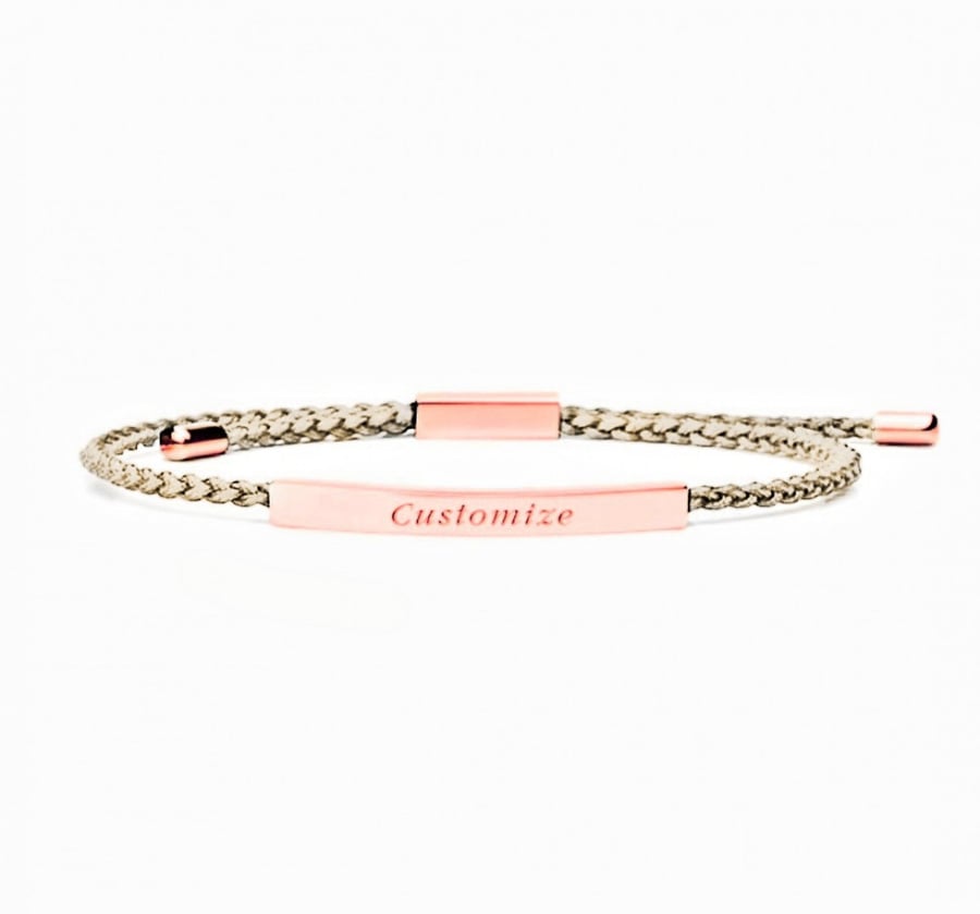 Rêver infini -  Light Gray in Rose Gold