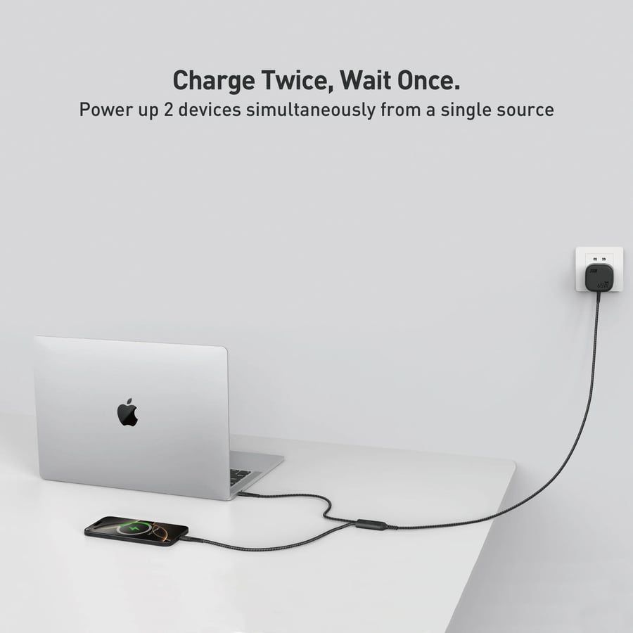Joda Duo 3 Cable 100W 1.2m - Black
