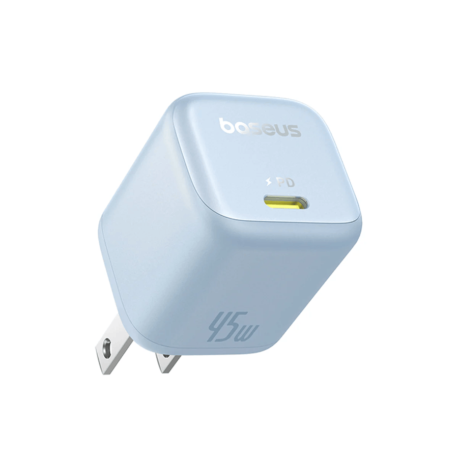 بيسوس شاحن PicoGo AE11 GaN 45W UK أسود أبيض