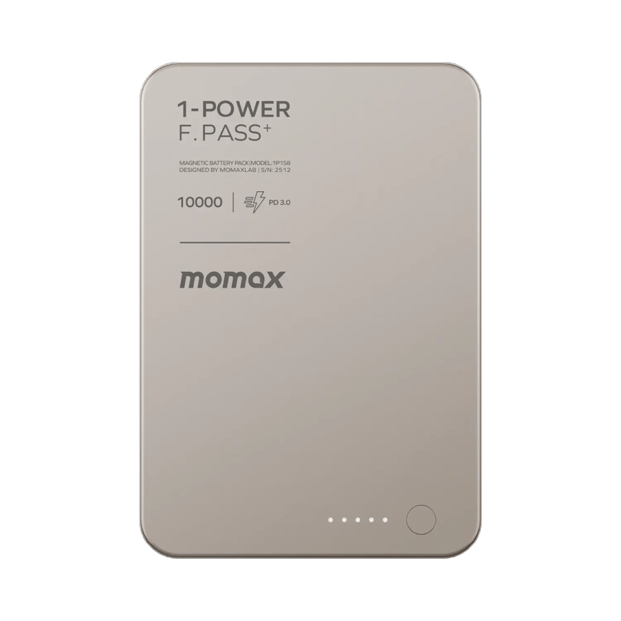 1-Power F.Pass+ بطارية مغناطيسية 10000mAh بكابل USB-C
