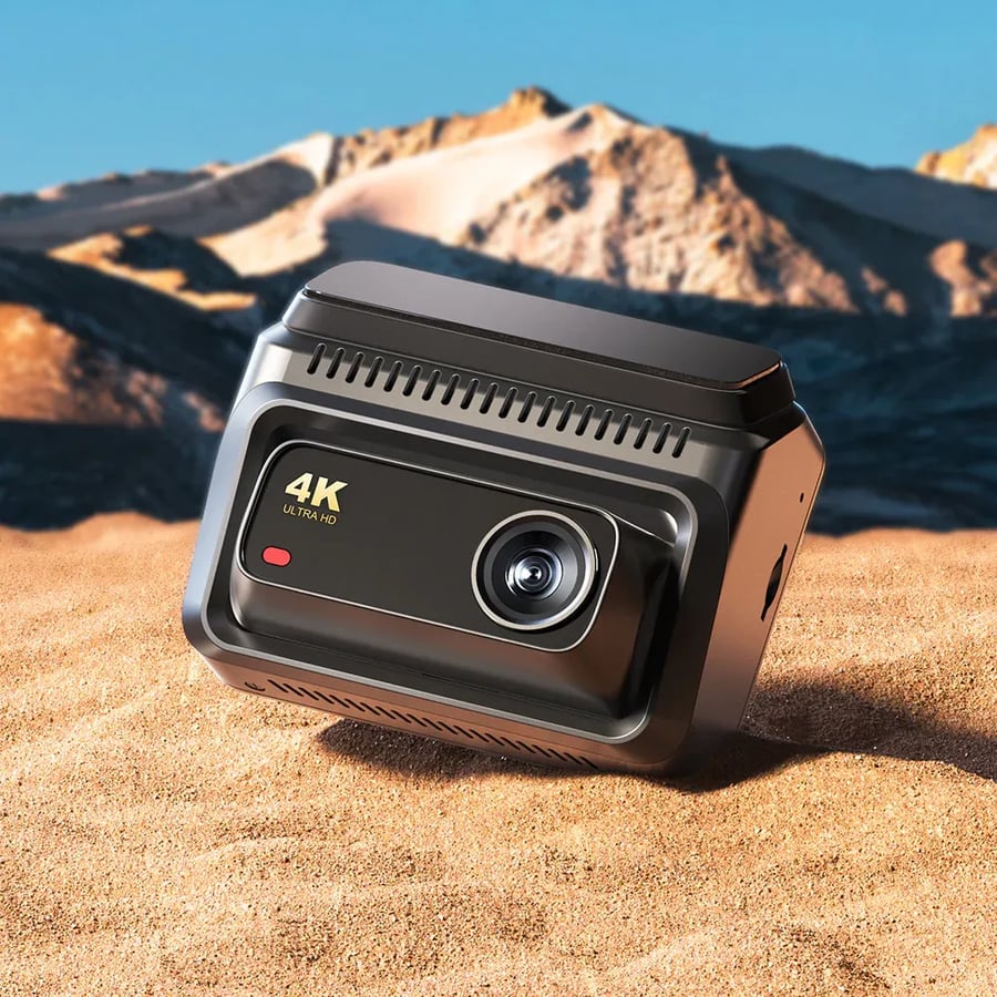 DDPAI Z60T  داش كام ثلاثية القنوات 4K - خيار واي فاي و 4G