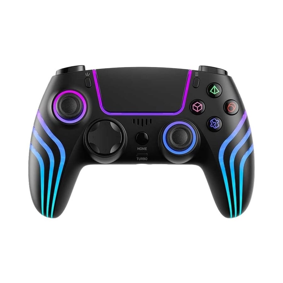 بورودو يد تحكم لاسلكية PS4 أسود أبيض