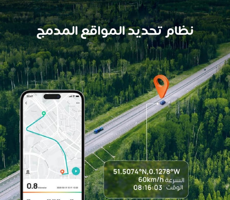70mai A510 داش كام أمامية 1944P وخلفية 1080P مع GPS وWi Fi
