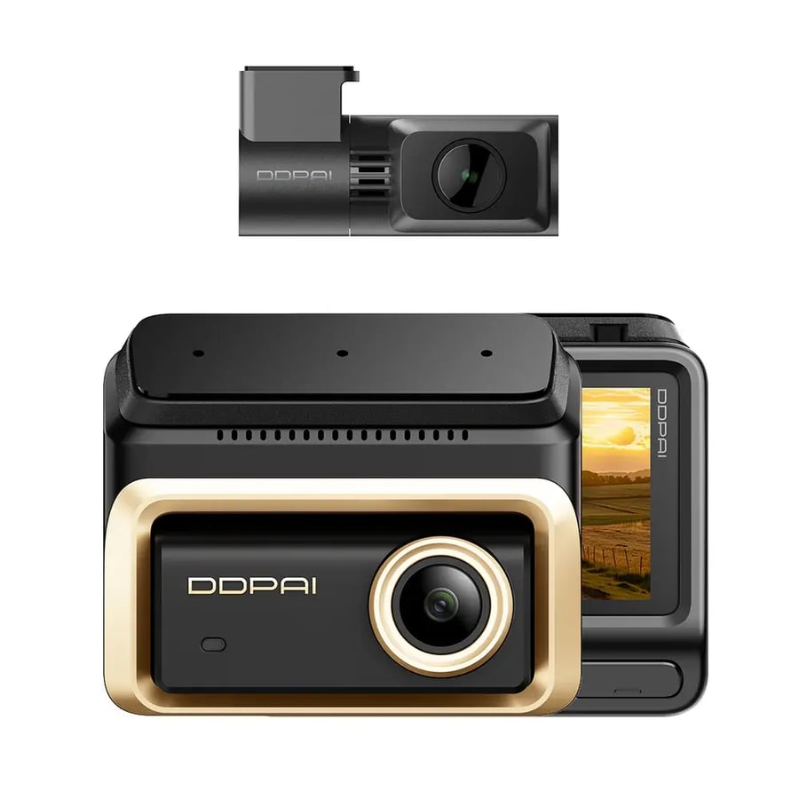 داش كام DDPAI Z90 Master أمامية 4K وداخلية 3K وخلفية 4K