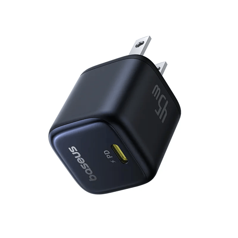 بيسوس شاحن PicoGo AE11 GaN 45W UK أسود أبيض