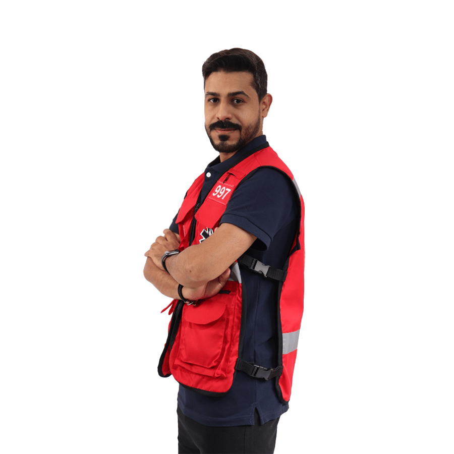 سترة مسعف الهلال الاحمر EMERGENCY