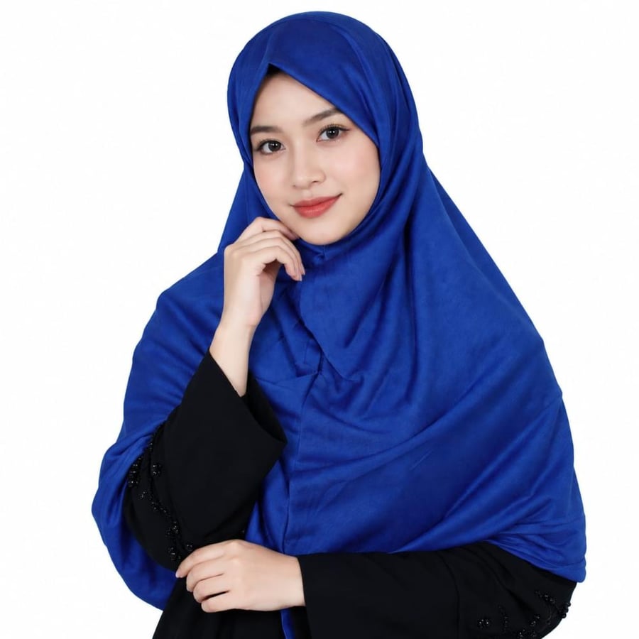 حجاب عاملة طويل الوان مختلفة