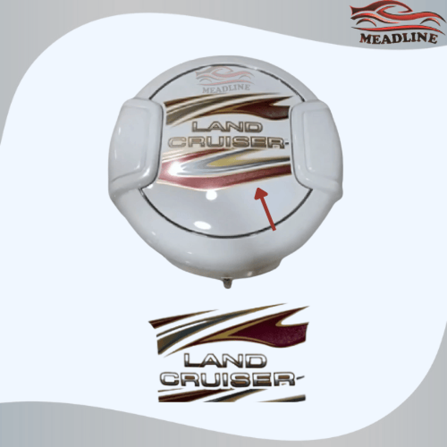 استيكر غطاء اسبير لاندكروزر 2001-2007