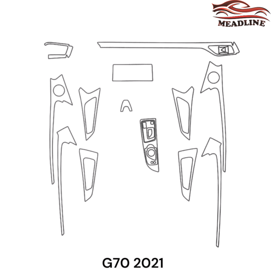 بكج حماية PPF داخلية جينسس G70 2024