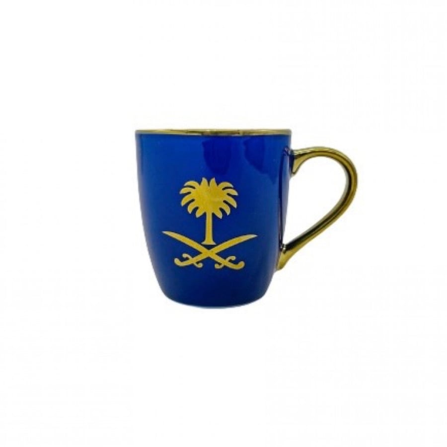 كوب سيفين و نخلة ازرق