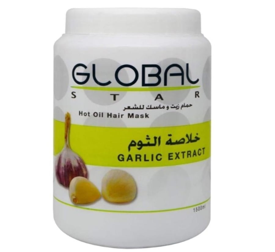 جلوبال ستار – ماسك الشعر بزيت الثوم 1500 مل