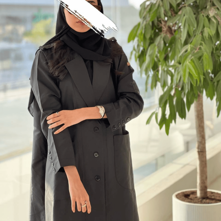 عبايه بلايز تفته كوري