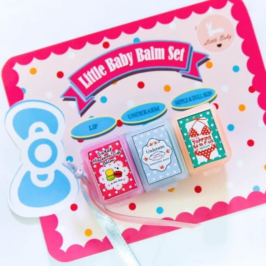 مجموعة ليتل بيبي للتفتيح والترطيب والتوريد little baby balm set