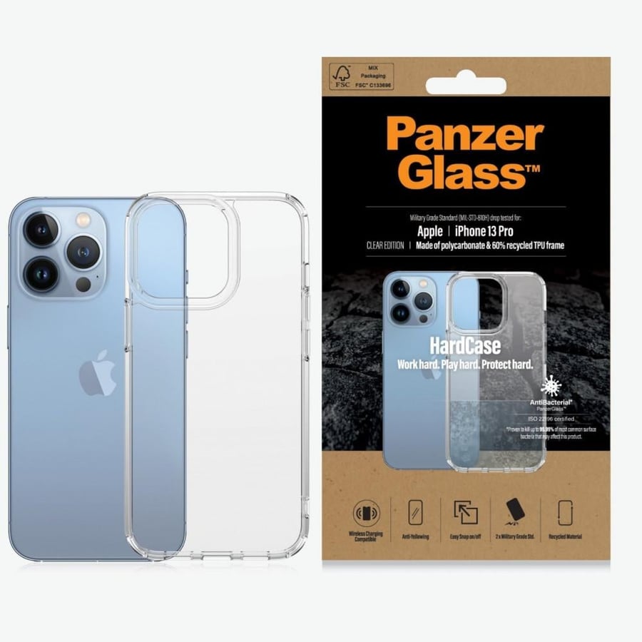 كفر حماية شفاف للايفون مع عبوتة