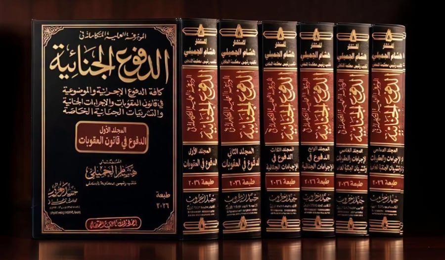 الموسوعة العملية المتكاملة في الدفوع الجنائية 6مجلدات لـ هشام الجميلي