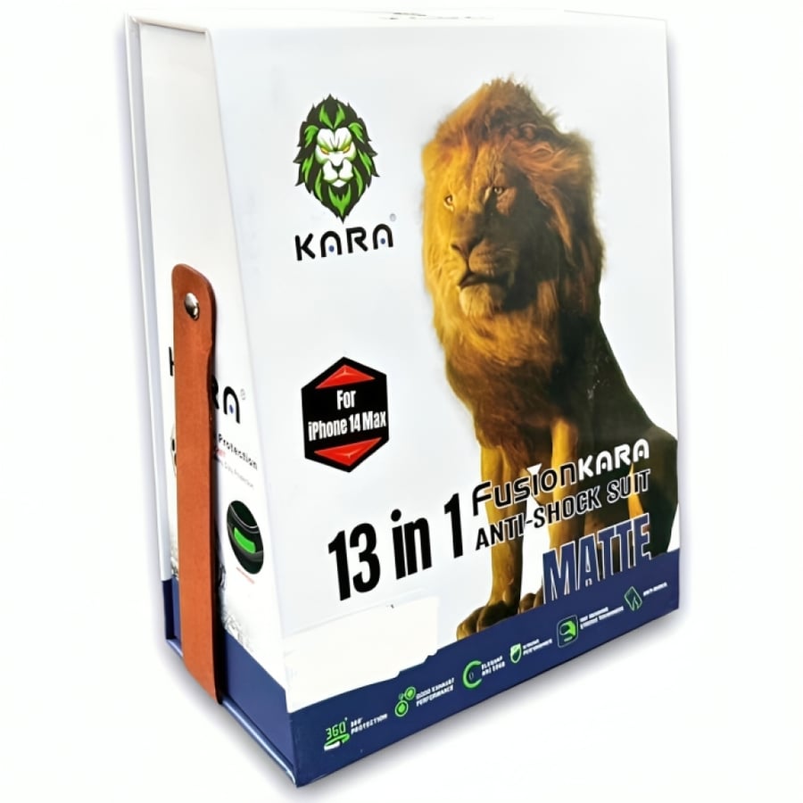 KARA - بكج للايفون متكامل  13 في 1 من IP11 الا IP14  اختر موديل الجهاز  ماركة كارا