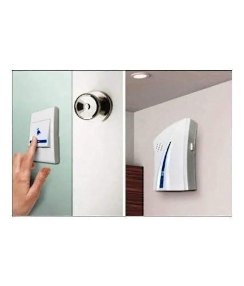 Wireless doorbell with wall plug and batteries 510AC