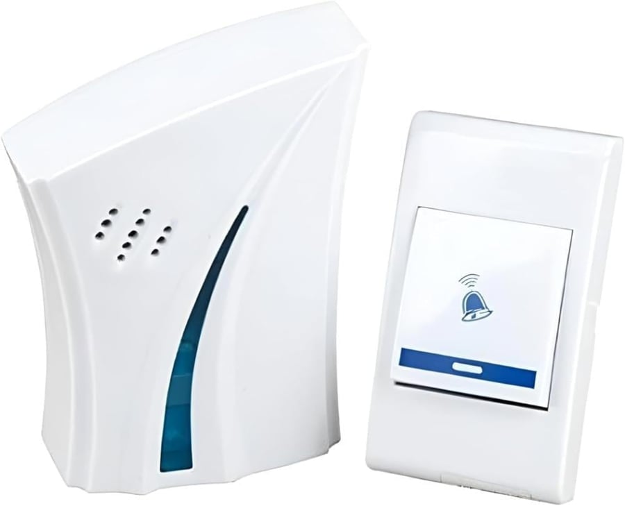Wireless doorbell with wall plug and batteries 510AC