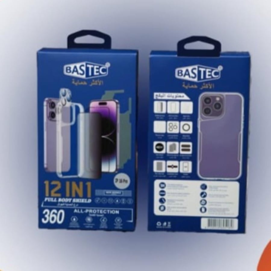 BASTEC - بكج حماية ايفون/ 12 في 1 من 11 - 14 م/306 ماركة باستك