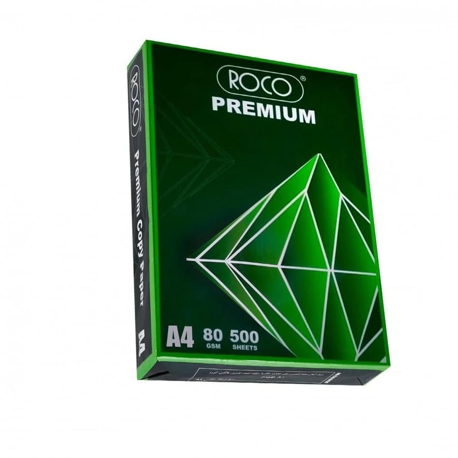 روكو ROCO بريميوم - ورق طباعة A4 وزن 80 جم 500 ورقة ماركة روكو PREMIUM