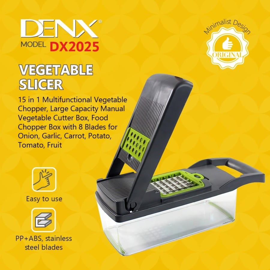 DENX - قطاعة خضار  سريعة في الاستخدام  م/DX2025 ماركة دينكس